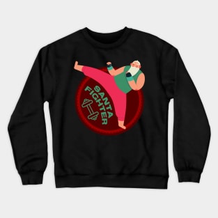 Santa Fighter - Exercises Crewneck Sweatshirt